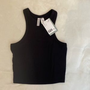 Black Halter Tank Top